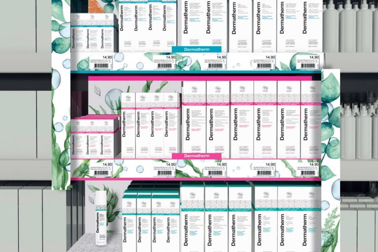 Laboratoire GRAVIER Planogramme PLV DERMATHERM