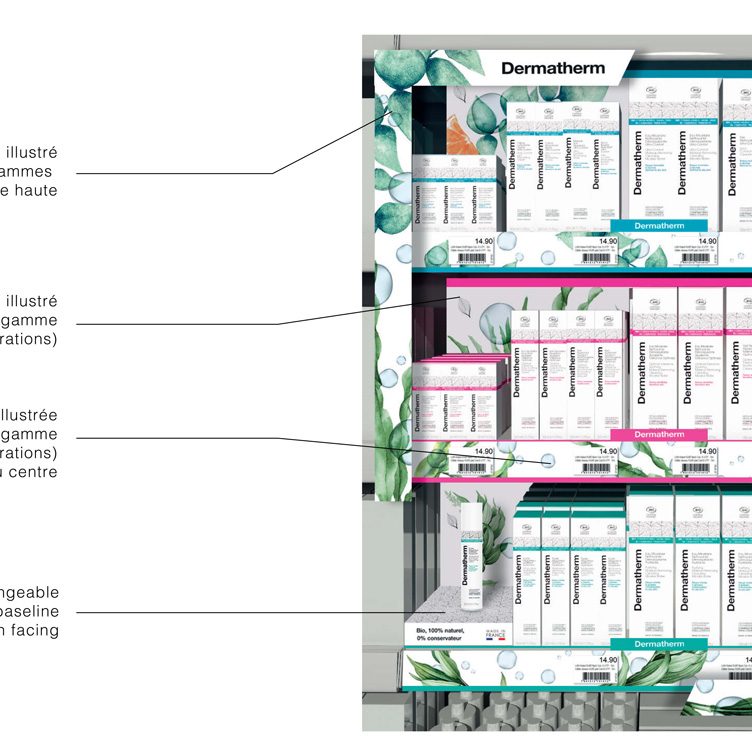 Laboratoire GRAVIER merchandising DERMATHERM