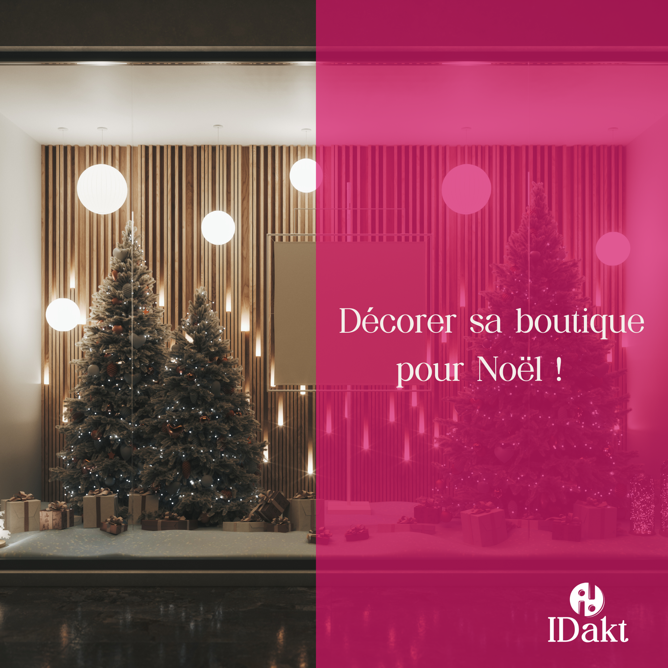 Live ID’akt (2) Décorer sa boutique pour Noël