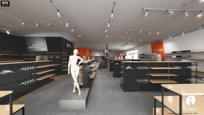 NOUVEAU CONCEPT ENSEIGNE EPI CENTER ID'akt signe le nouveau concept magasin de l'enseigne EPI CENTER