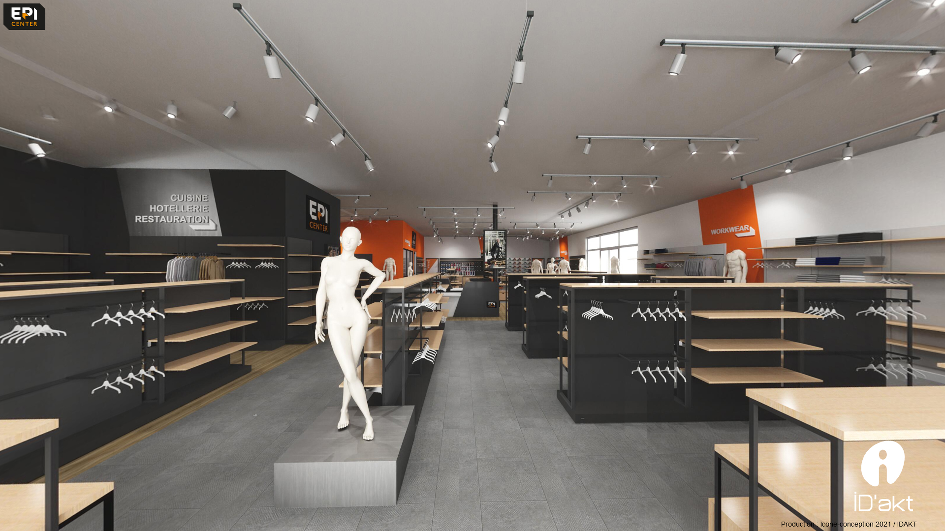NOUVEAU CONCEPT ENSEIGNE EPI CENTER ID'akt signe le nouveau concept magasin de l'enseigne EPI CENTER