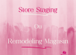Store staging ou remodeling magasin