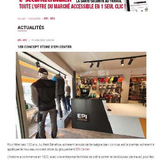 Concept store EPI CENTER