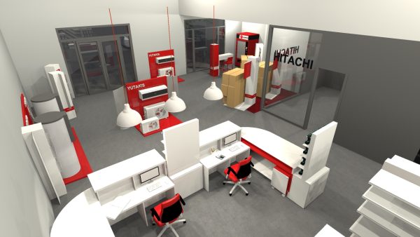 concept comptoir HITACHI
