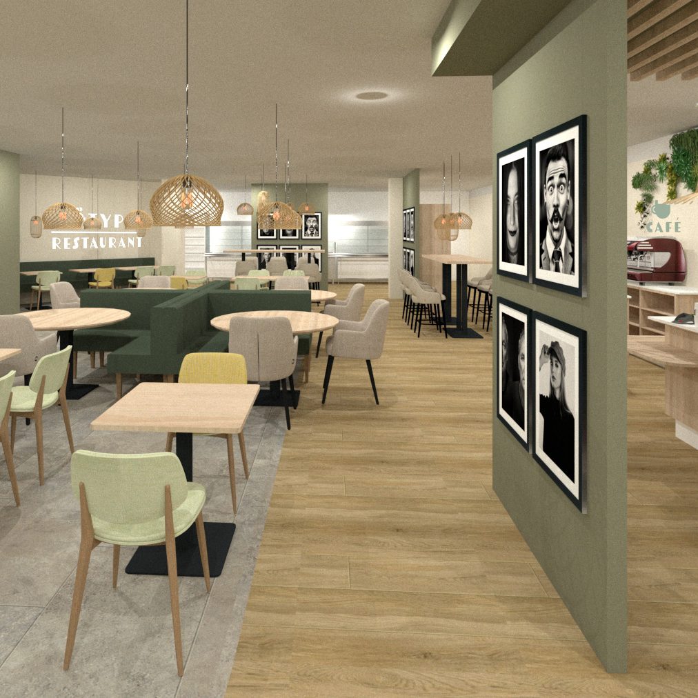 design d'espace Restaurant l'Atypik