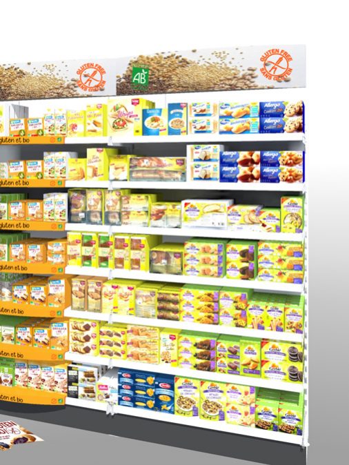 Planogramme merchandising : implantation sur tablette